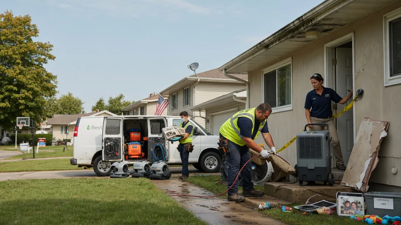 Water Damage Restoration in Oblong, IL near me